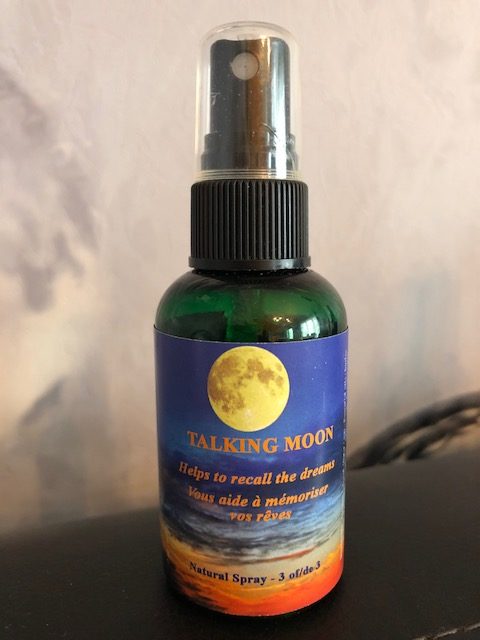 Talking Moon Un spray pour se rappeler des rêves faits lorsque nous dormons profondément !