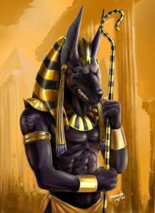 Anubis, dieu embaumeur et protecteur des cimetières