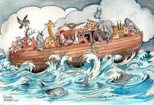 Le déluge et l'arche de Noé