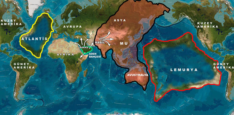 Les continents oubliés et disparus